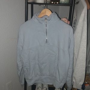 blue quarter zip